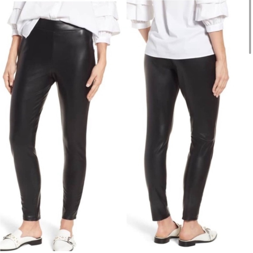 Leith faux leather pants size M
